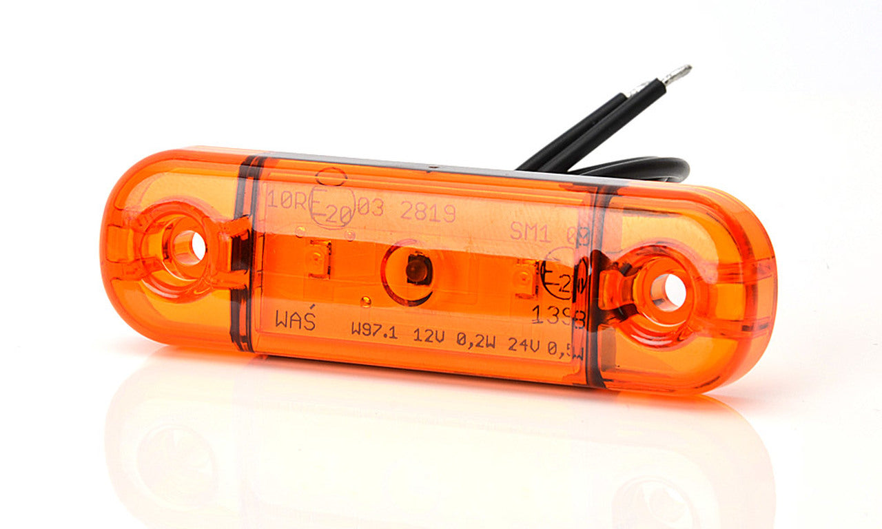 W97.1 EC708 Side position Slimline Flush 3 LED Lamp - Euromotive Lighting & Signal