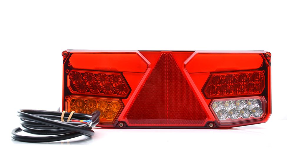 W137DL EC1036O24/EC1039O24 LED Rear Trailer Lamp with 7 Pin Connector & Built in Resistor - Euromotive Lighting & Signal