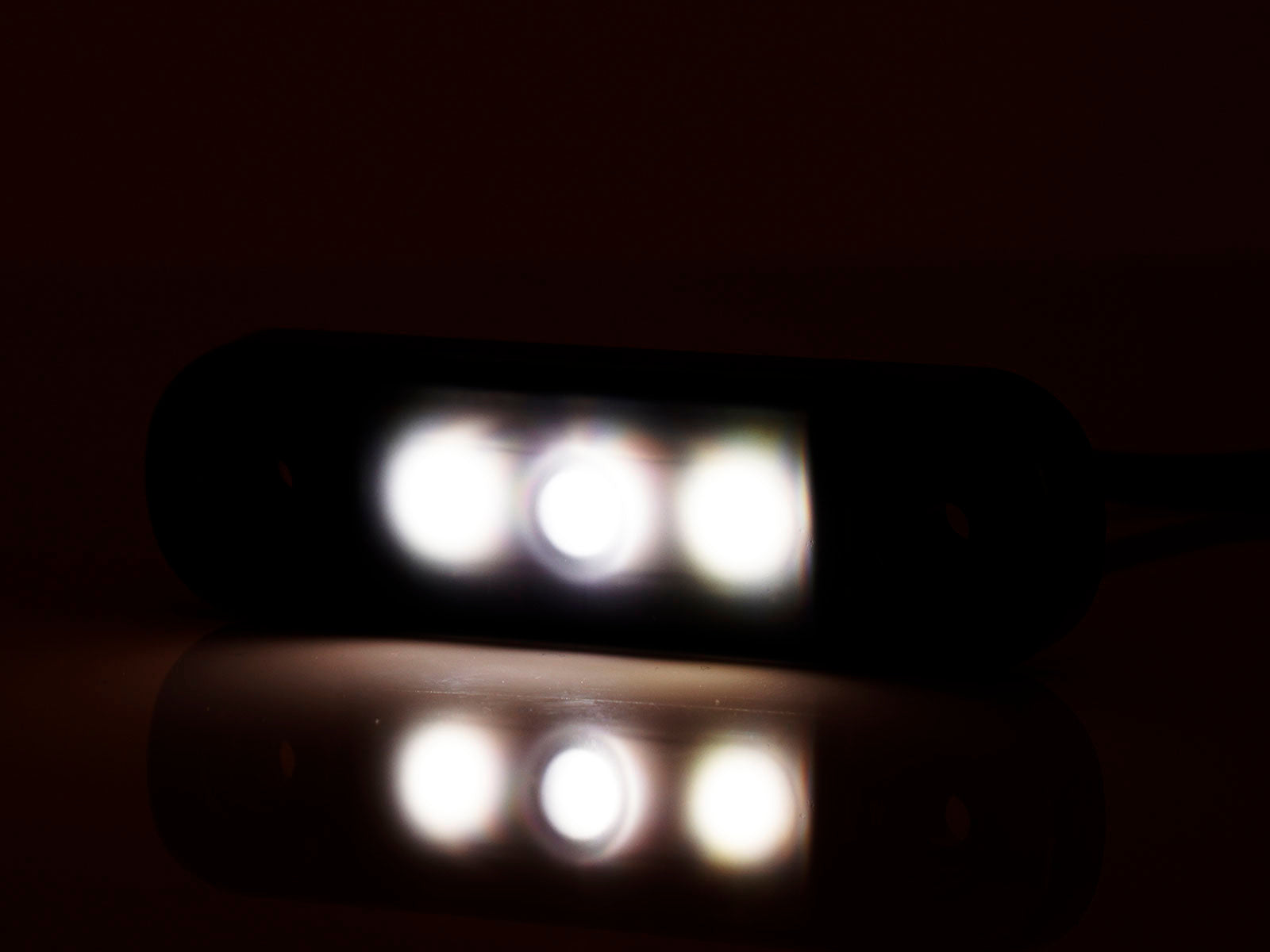 Front Marker Lamp, 3 Led, 12/24V, W275.1 BLACK - Euromotive Lighting & Signal