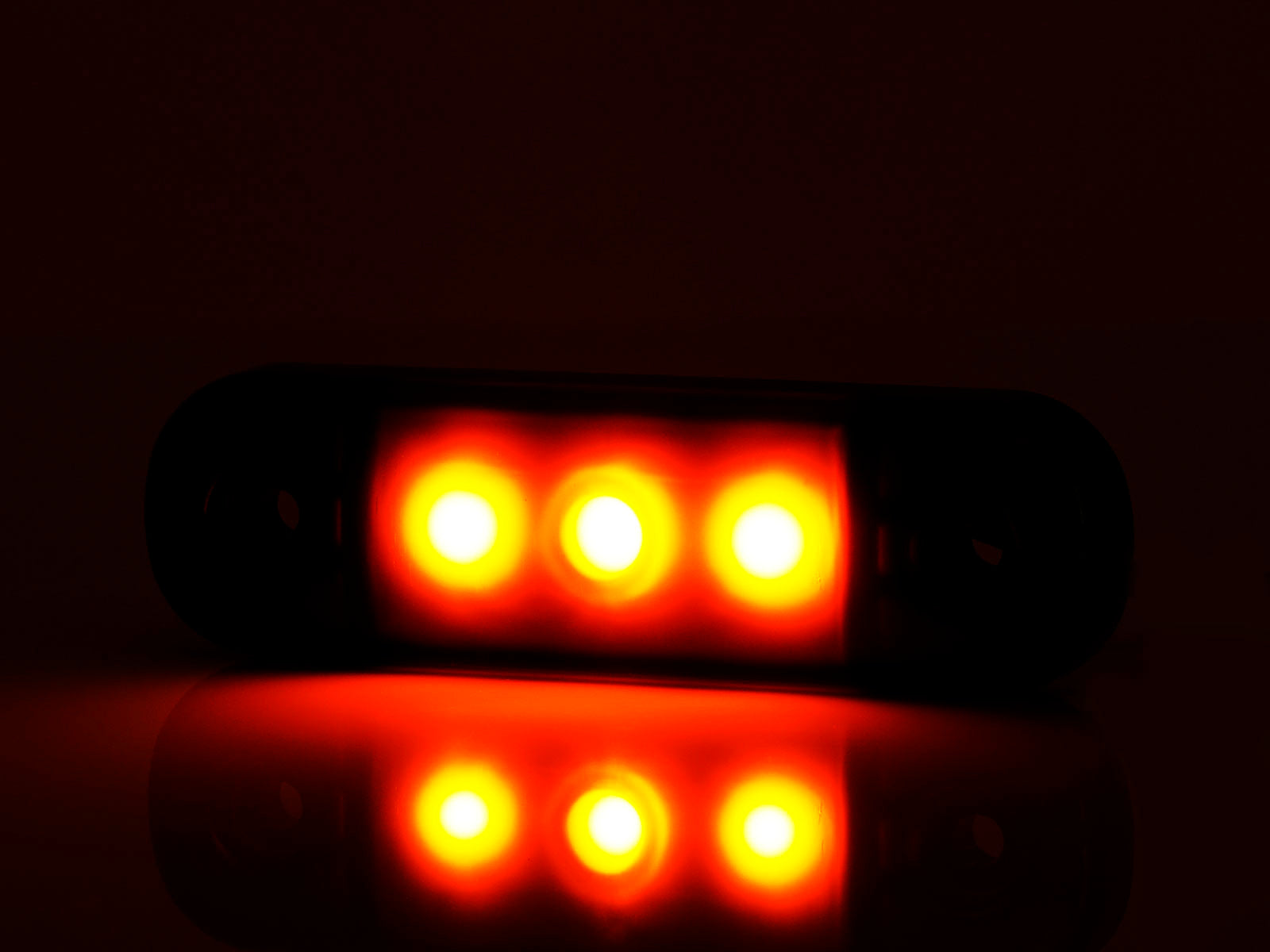 Side Marker Lamp, 3 Led, 12/24V, W275.1 BLACK - Euromotive Lighting & Signal