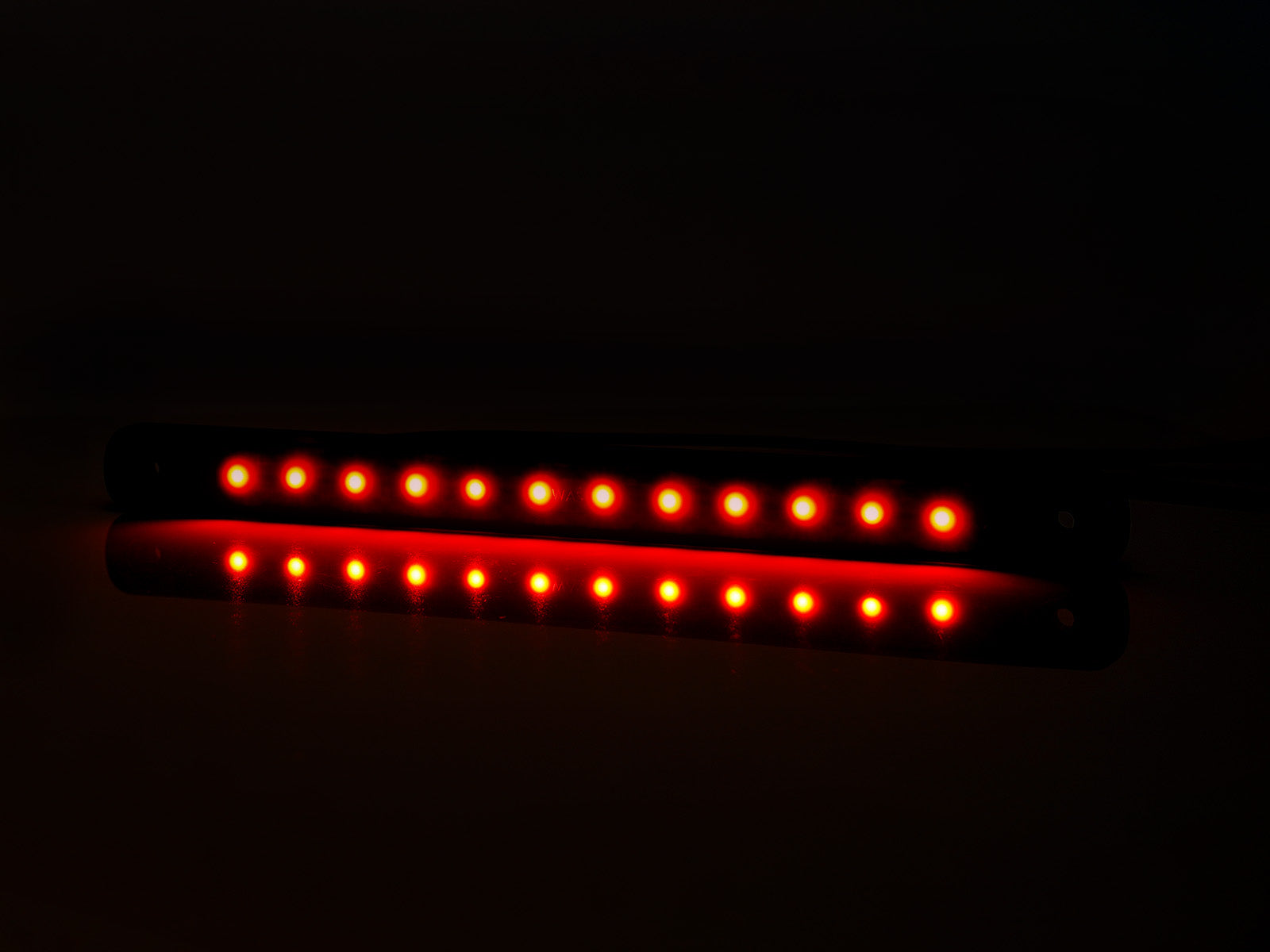 Rear Marker 12 Led Long W276 Black - Euromotive Lighting & Signal