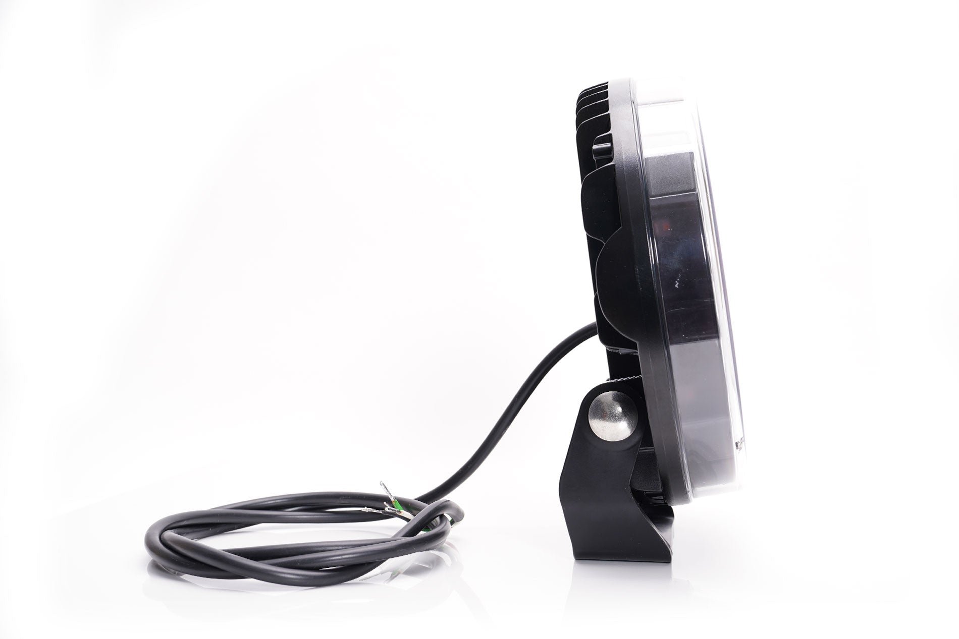 9" Round Driving Lamp, Black, Amber Position W268 HR50