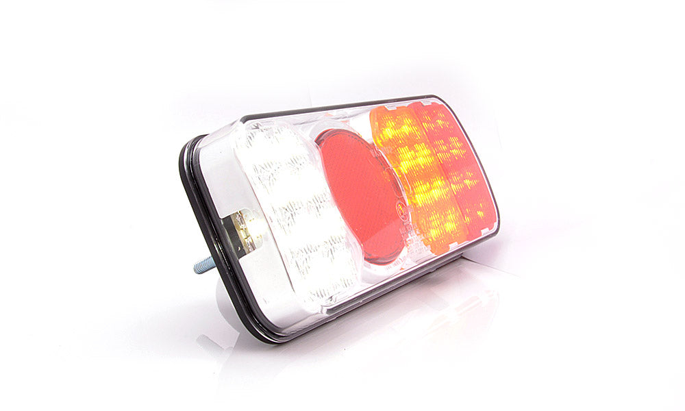 Rear Comb Lamp Stop/Tail/Ind/Rev Coloured Lens W66P