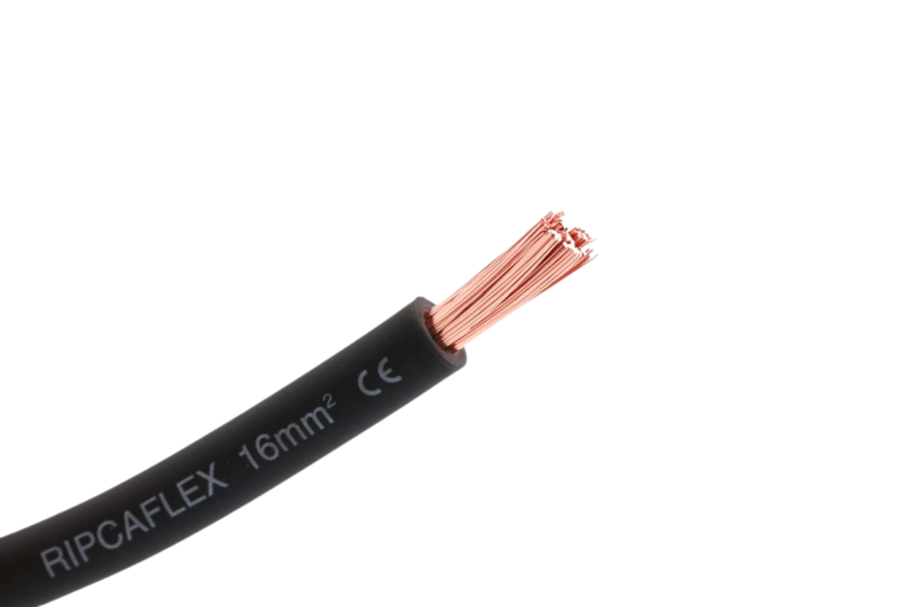 16mm2 Flexible Battery Cable Per Meter Black - Euromotive Lighting & Signal