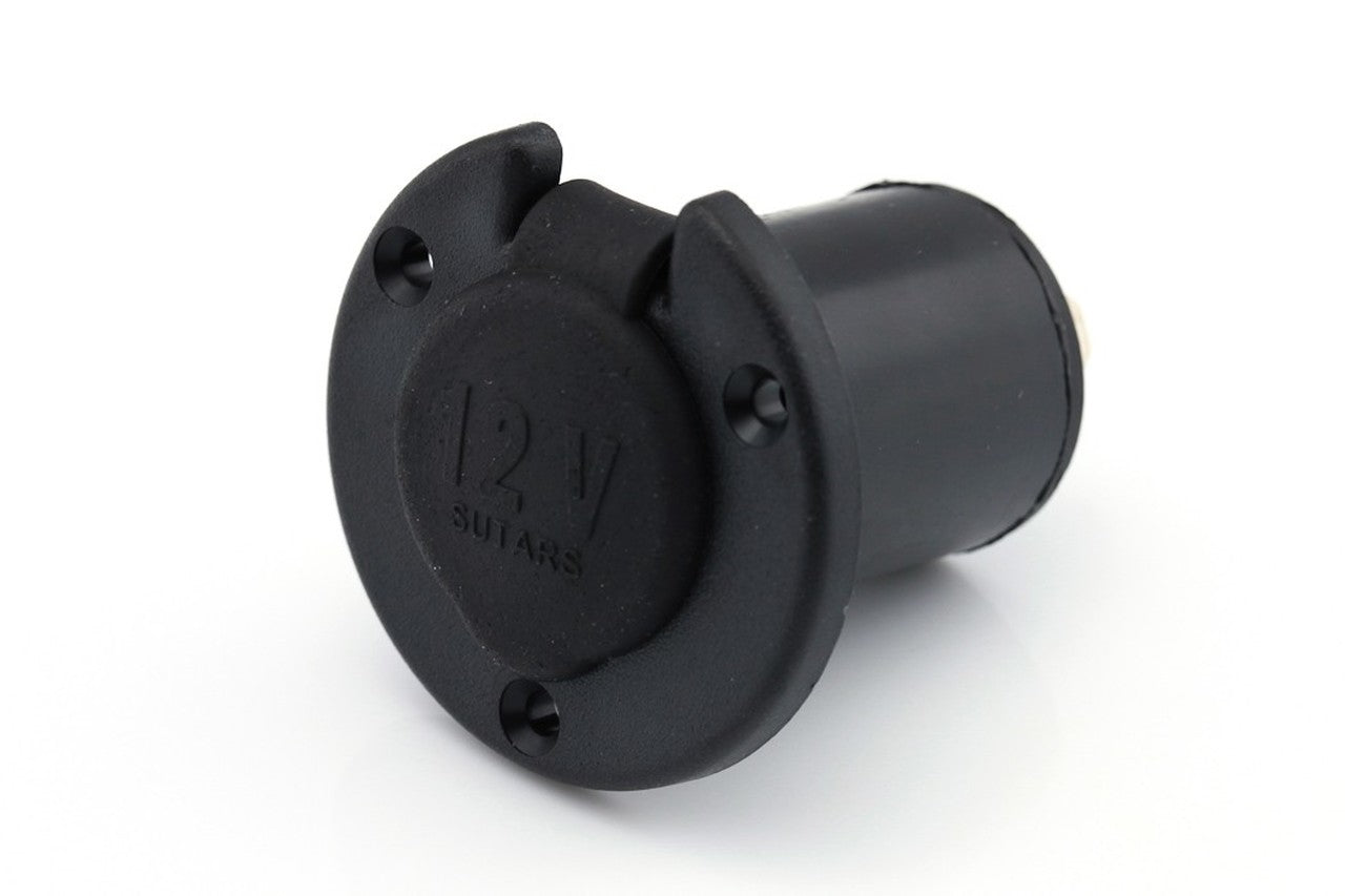 Receptacle Cigar Socket 12V / 16A Flush Mount - Euromotive Lighting & Signal