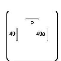 7103 LED Flasher Relay 12V 3-Pin