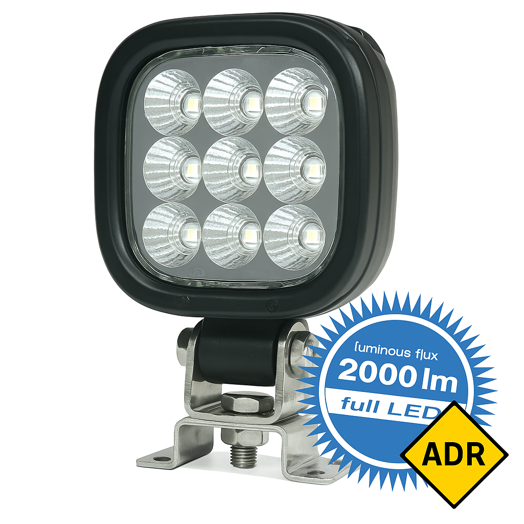 WAS EC1464 ADR LED Work Lamp front view
