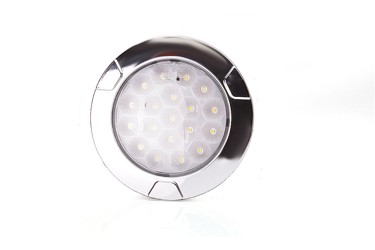 W142 Honeycomb LED Chrome Reversing Lamp - EC1083/I