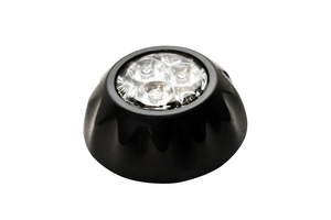 3 LED Blast Surface Mounted Directional Warning Strobe - Covert Series Red