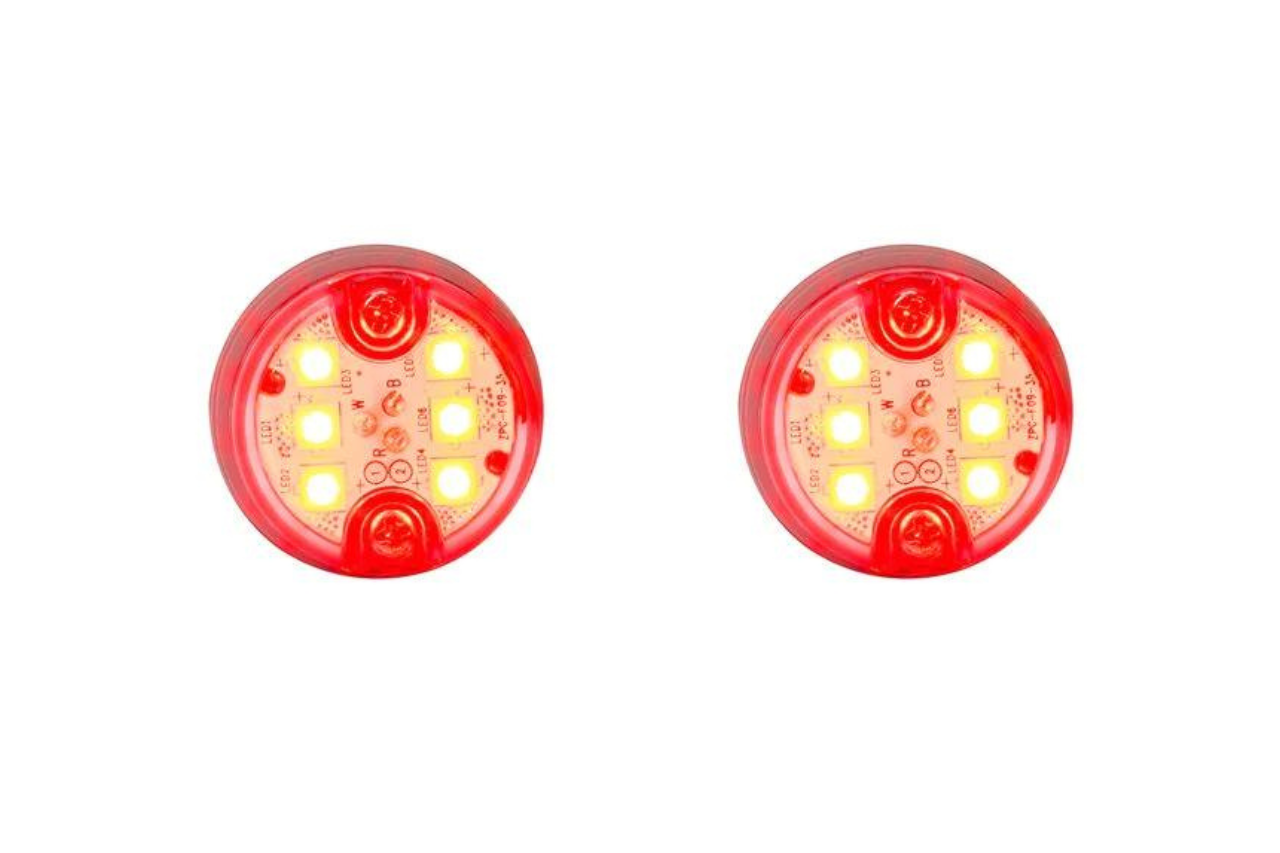 6 LED Hide-Away Strobe - Pair (HL6)