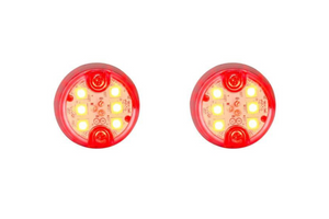 6 LED Hide-Away Strobe - Pair (HL6) - Covert Series Red