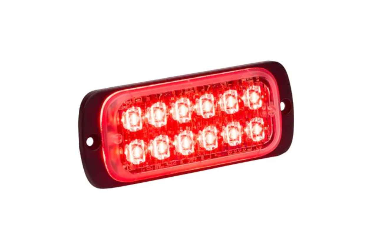 ST26 12 LED Directional Lamp - Super Thin Series Red