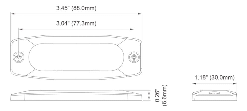 LP3 Red, SAE Class 1, 12/24V