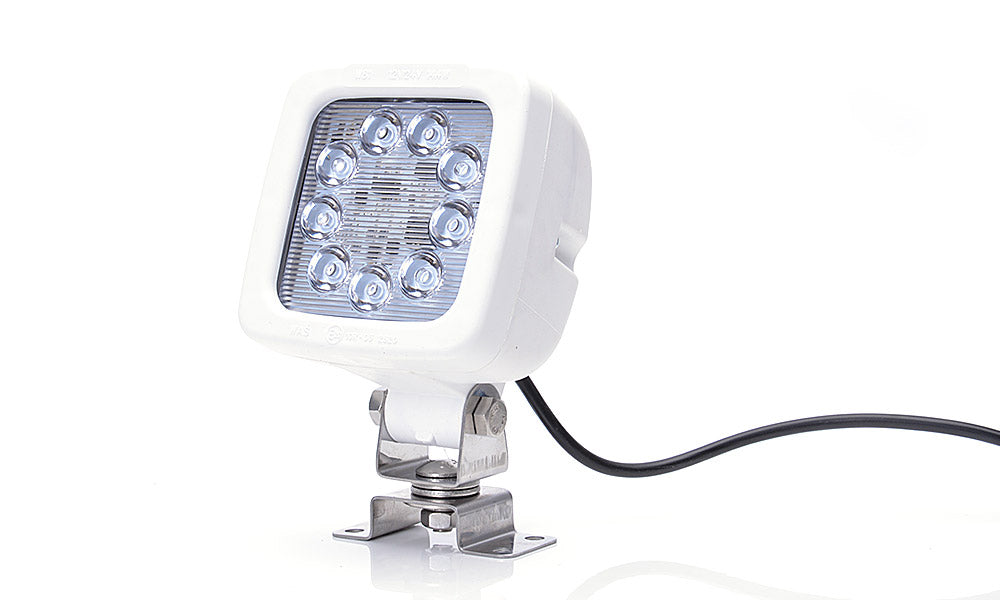 2030Lm Worklamp 12 Led Stainless Bracket White 12v/24v W82 - Euromotive Lighting & Signal