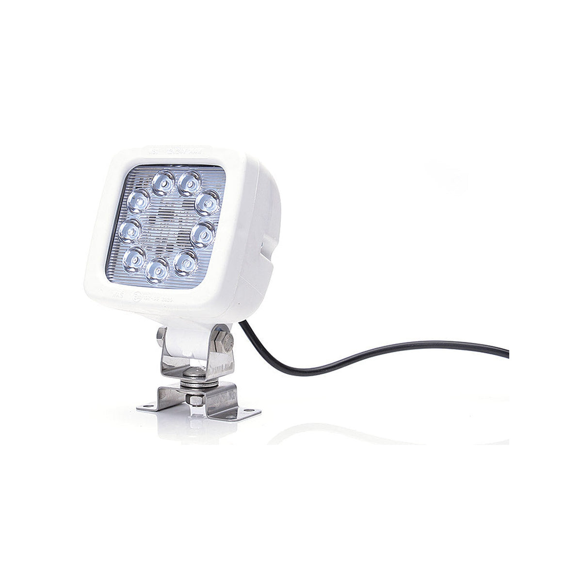 2030Lm Worklamp 12 Led Stainless Bracket White 12v/24v W82 - Euromotive Lighting & Signal