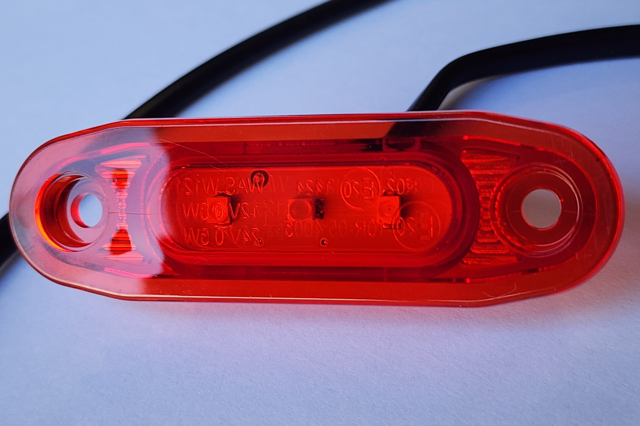 EC1407/1407.1 Rear Position LED Flush Fitting Marker Lamp - Euromotive Lighting & Signal