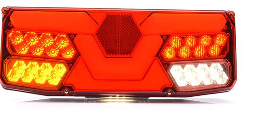 W138DL EC1060O24/EC1063O24 LED Rear Truck Lamp with 7 Pin Connector & Built in Resistor