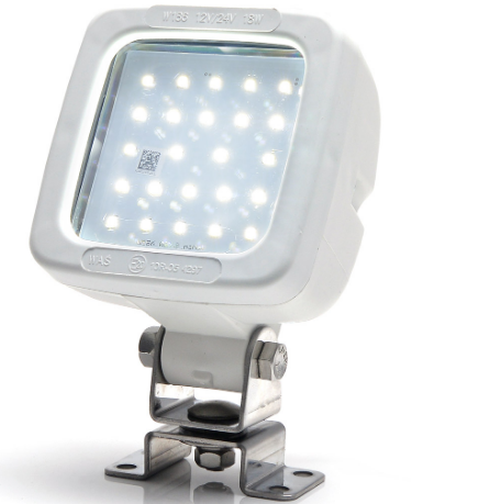 W186 EC1264  Black EC1265  | White LED SQUARE WORKLAMP  2568 Lumens