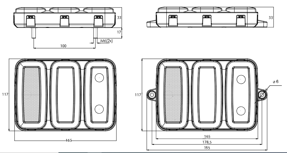 W227 EC1487/I LED Multifunction Rear Lamp