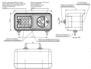 W06DL/DP EC489/EC491 LED Indicator & Position Lamp