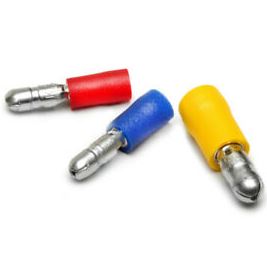 Insulated Male Bullet Connectors