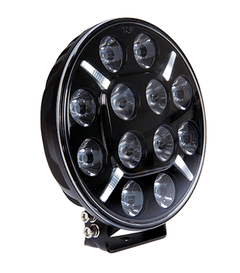 S9LED - Seeker Round LED Spot Driving Lamp with DRL 9inch