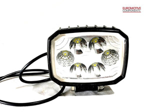 Vignal Carbonlux LED Work Lamp, Rectangle, 10-30V, 1500lm