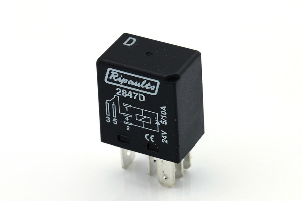 2845D Micro Change Over Relay 12V 15-25A 5-Pins - Euromotive Lighting &  Signal