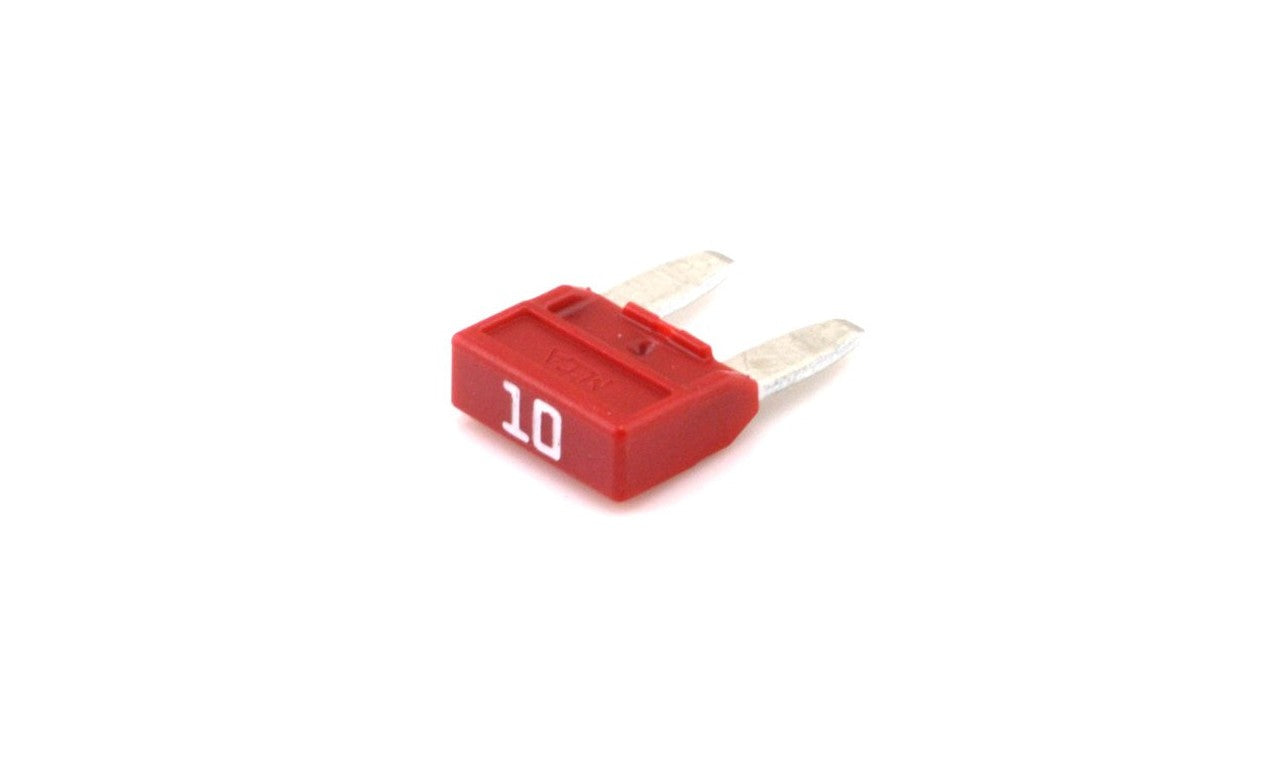 Mini Blade Fuse 10 Amp Red Pack of 50