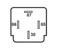 MIF24204 Fused Mini Relay 24V 20A 4 Pin Resistor w/tab