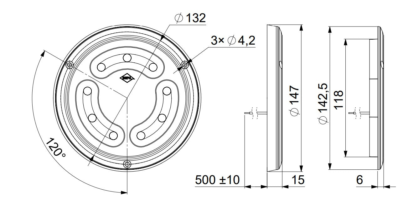 LWD2759 Round LED Lamp With Motion Sensor