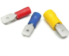 Insulated Male Spade Connectors