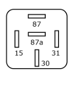 TRA1210 Timer Relayadjustable 12V 10A 5 Pin