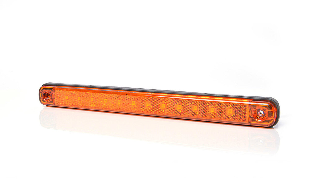 W115 LED EC824 Side position Slimline Flush 12 LED with Reflex Reflector - Euromotive Lighting & Signal