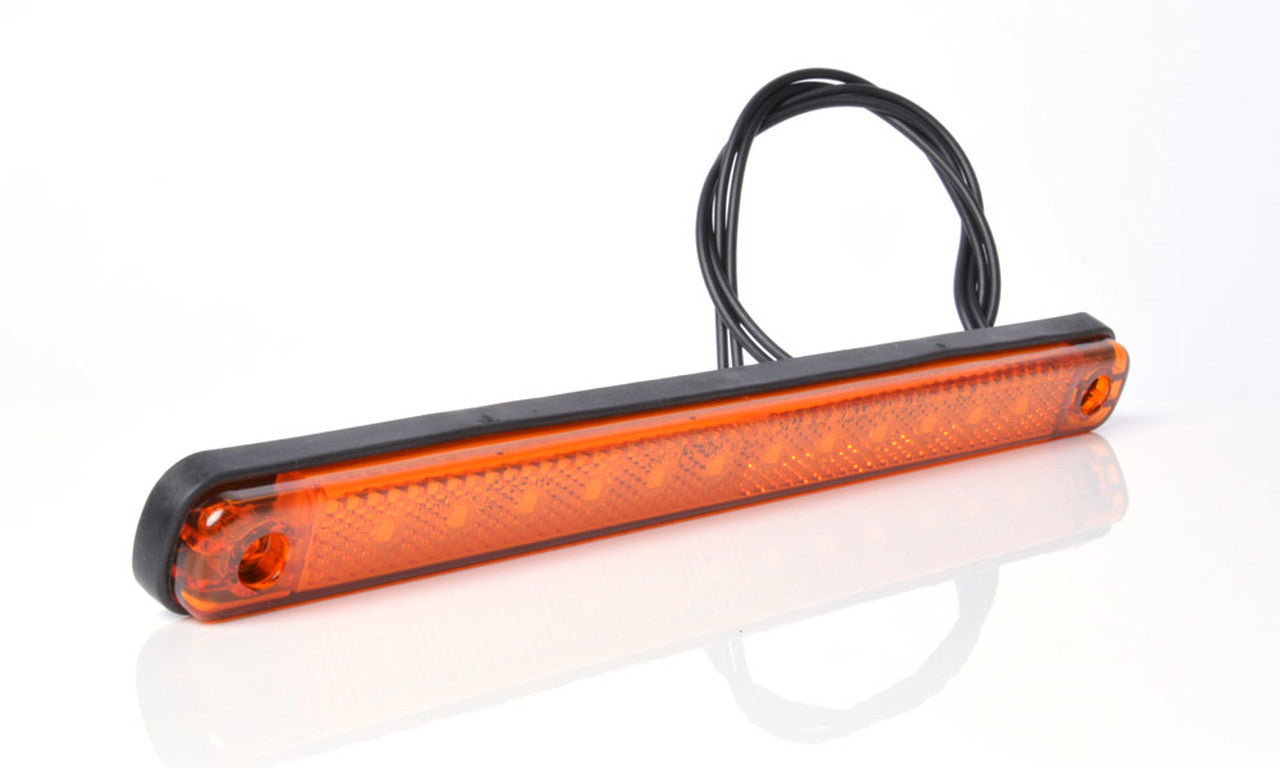W115 LED EC824 Side position Slimline Flush 12 LED with Reflex Reflector - Euromotive Lighting & Signal